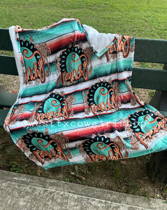 Punchy Toddler Fleece Blanket