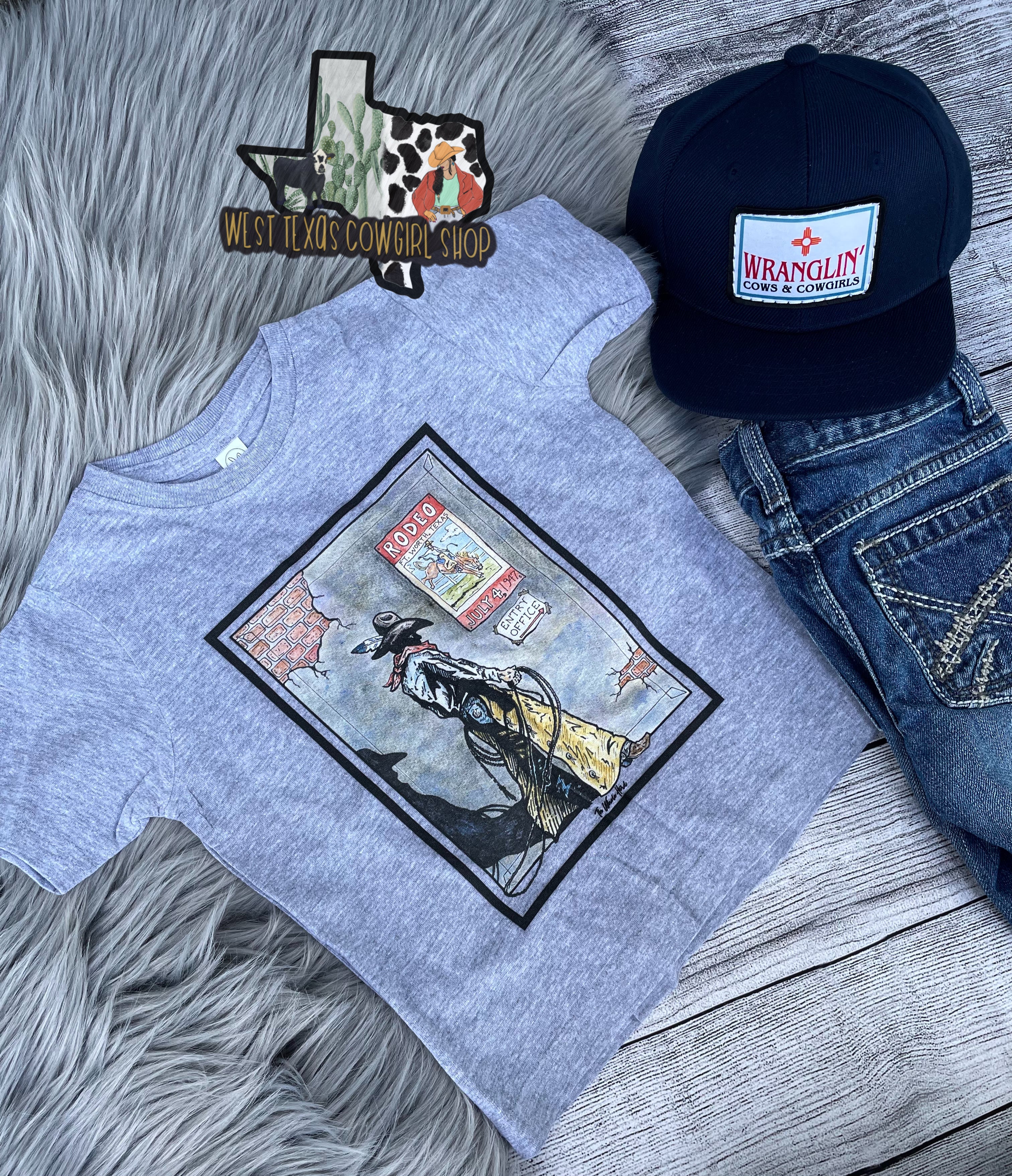 Let’s Rodeo Kids Graphic Tee