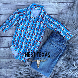 The Round Up Button Up Bodysuit