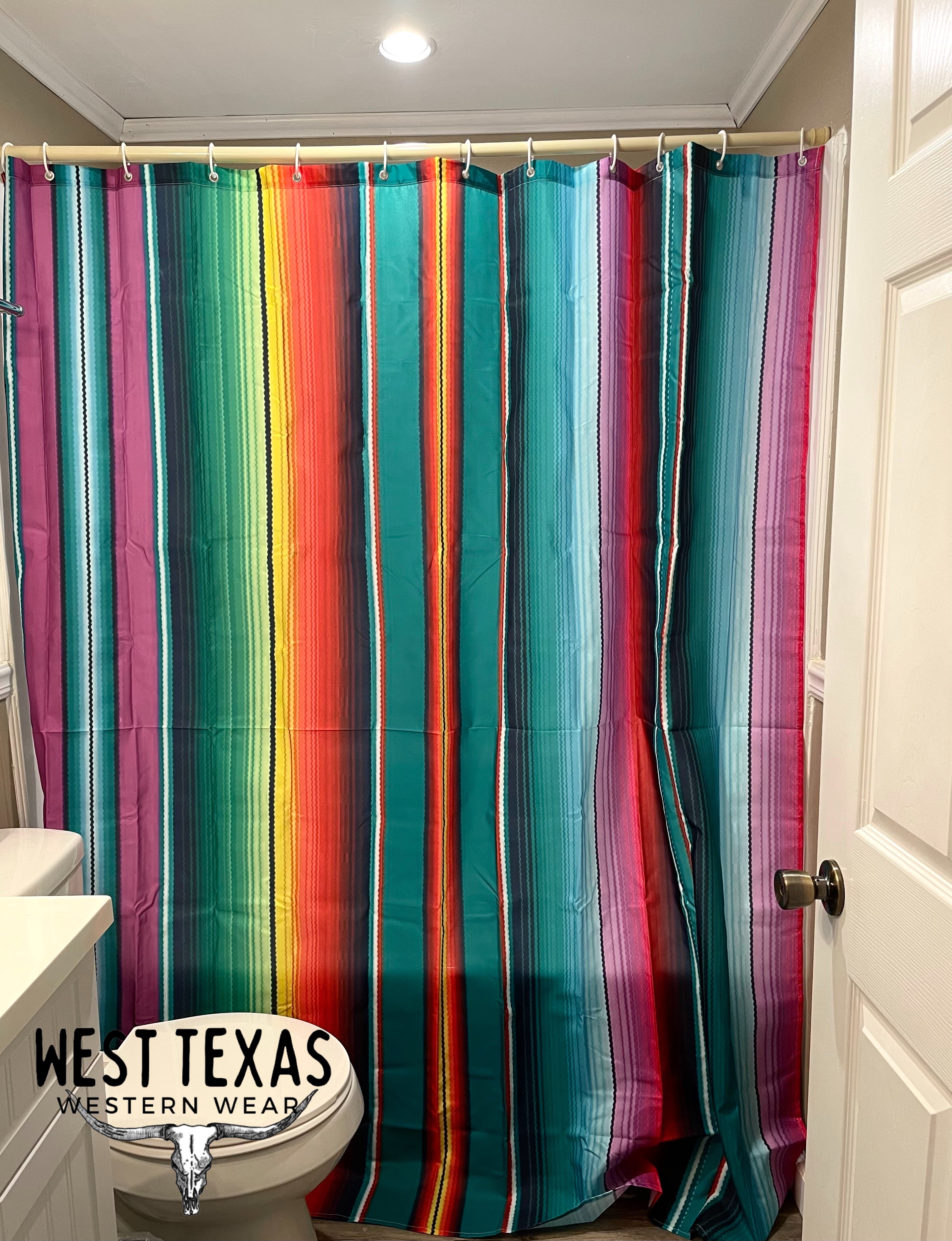 Fiesta Serape Shower Curtain