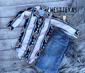 Retro Outlaw Button Up Bodysuit