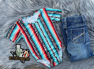 Serape Cow Bodysuit Onesie